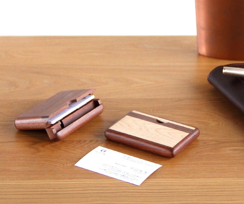 旭川工艺 SASAKI工艺 名片盒 (一般容量) / 名片盒MOTTO (大容量) - 名片夹/名片盒 - 木头 