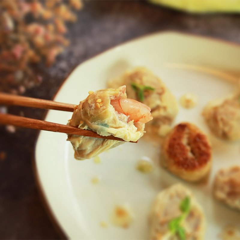 【低醣千张饺】高丽菜虾仁2盒/3盒 - 其他 - 新鲜食材 橘色
