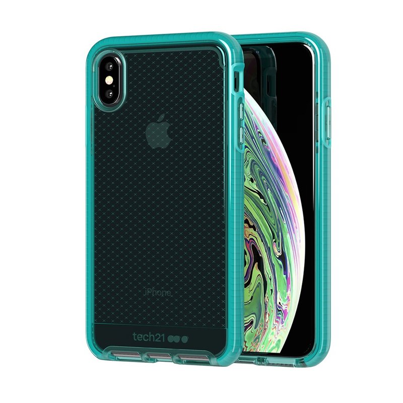 英国Tech 21防撞软质格纹保护壳-iPhone Xs 透绿(5056234706787) - 手机壳/手机套 - 硅胶 绿色