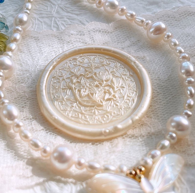 Facula 原创设计  镜花水月 火漆封蜡印章 - 印章/印台 - 铜/黄铜 