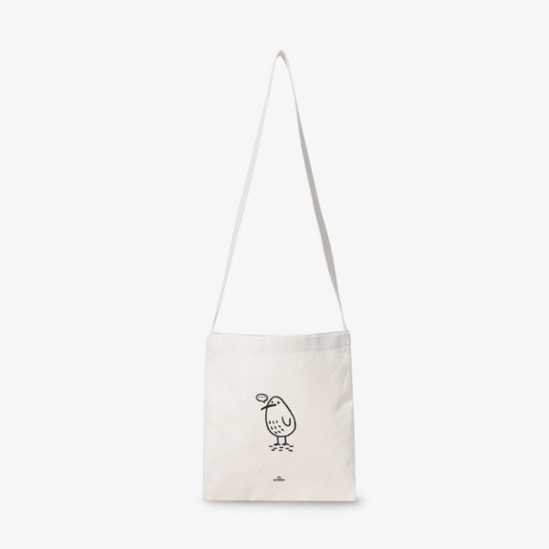KIWIKIWI I have no idea Canvas Crossbody bag - 其他 - 棉．麻 多色