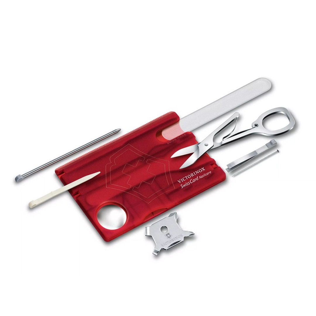 VICTORINOX 瑞士维氏 瑞士卡 13用 透红 0.7240.T - 露营用品 - 不锈钢 红色