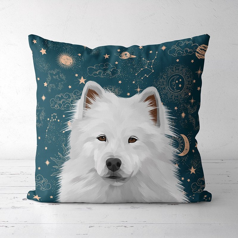 定制化 | 宠物抱枕 (半身画像) | 60种以上背景任选 - 枕头/抱枕 - 棉．麻 多色