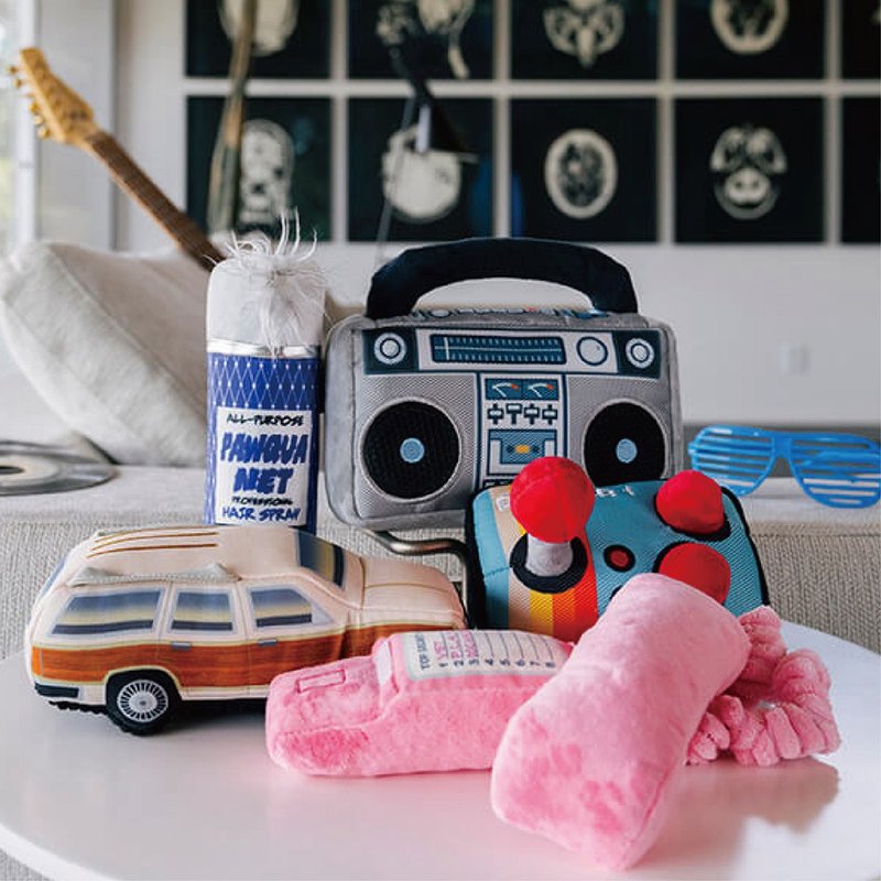 【狗狗玩具 经典80年代 5件组】宠物  啾啾声 抗忧解压 - 玩具 - 环保材料 