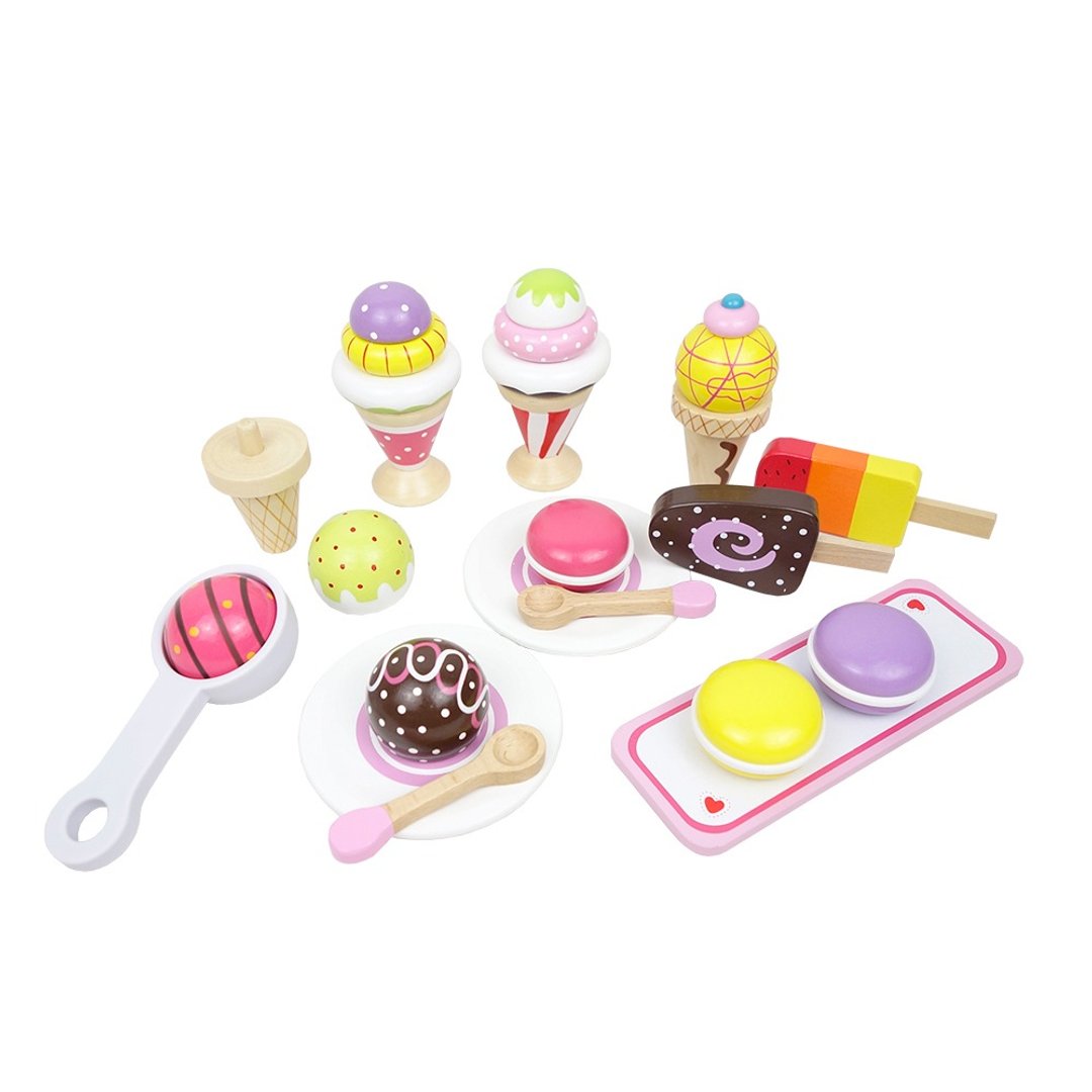 【荷兰New Classic Toys】缤纷冰淇淋补充组 - 10630 - 玩具/玩偶 - 木头 