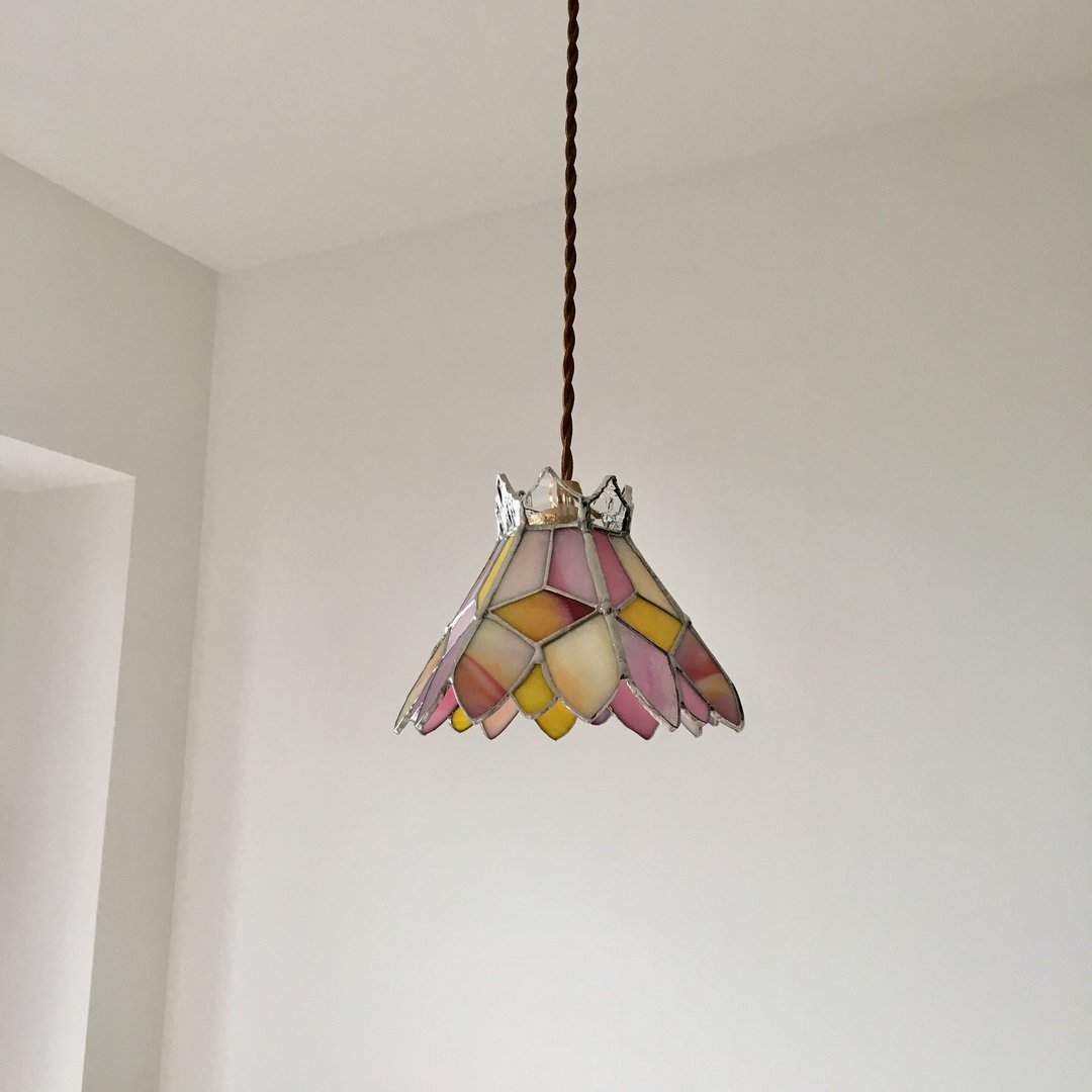 Romantic Night Pendant Light Fruity Pink Bay View - 灯具/灯饰 - 玻璃 粉红色
