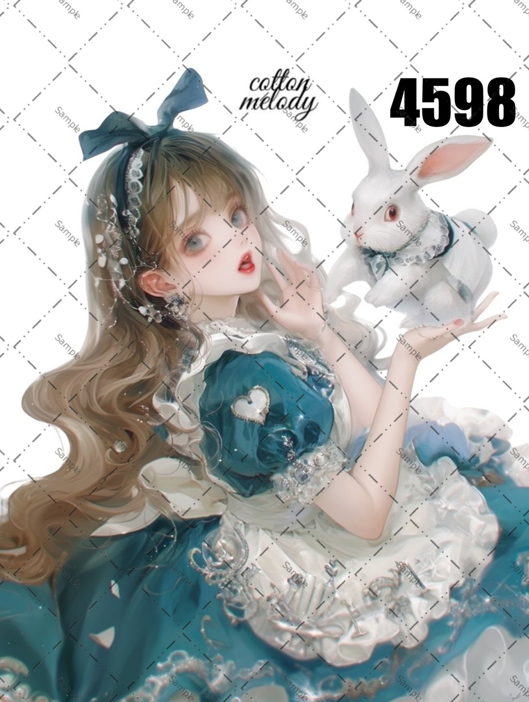 original sticker no.4598 人物贴纸 原创贴纸 原创人物贴纸 装饰贴纸 cotton melody - 贴纸 - 纸 