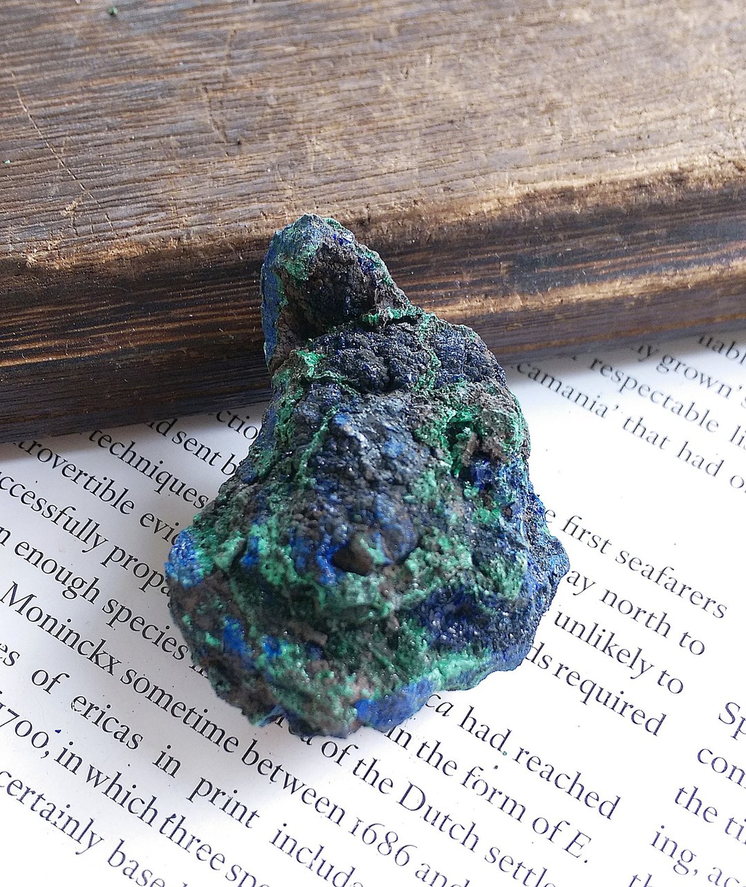 Azurite 湖北产地 蓝铜矿  孔雀石 共生矿 天然矿石 原矿 - 摆饰 - 其他材质 