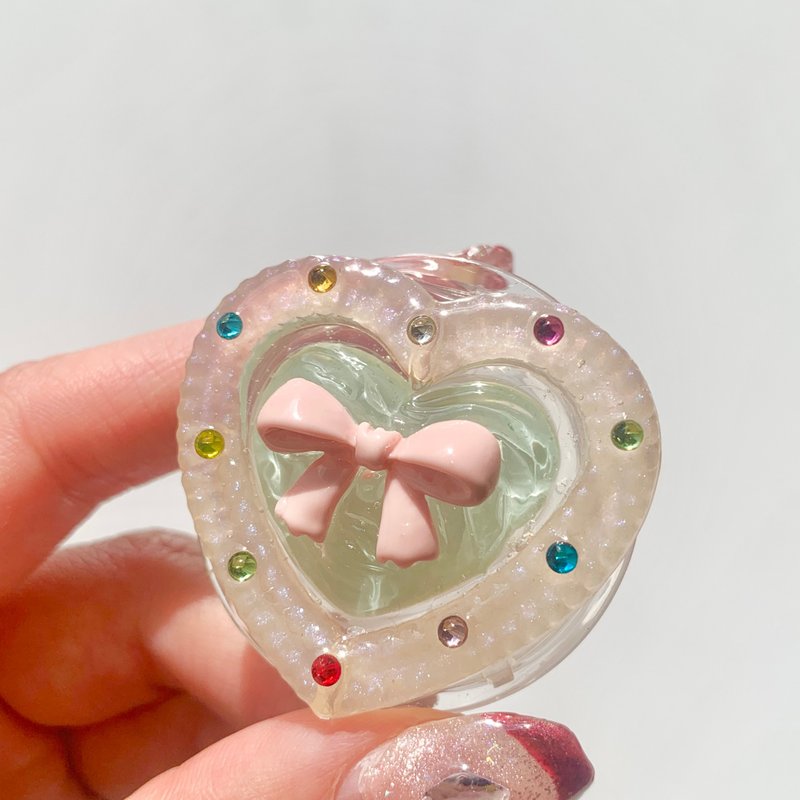 魔法少女智慧型手机握把橙 - 手机座/防尘塞 - 塑料 多色