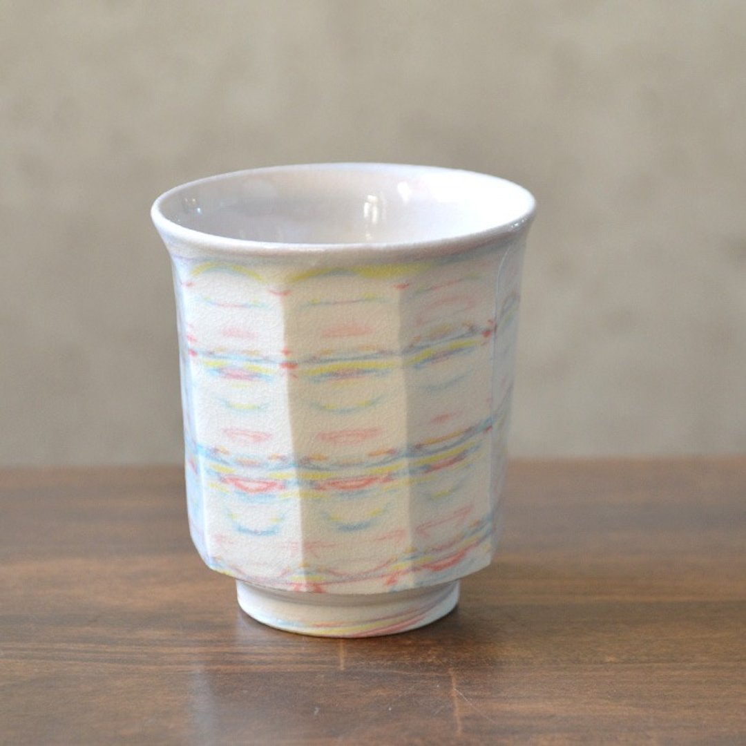 暮暮  揉合削面茶杯 - 茶具/茶杯 - 陶 多色
