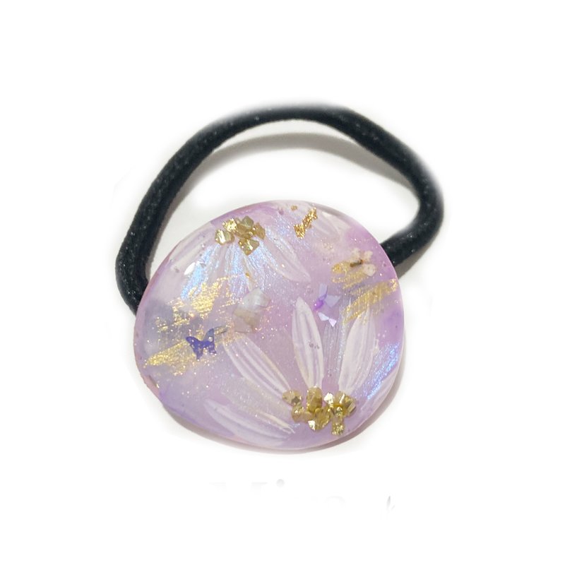 日本树脂手绘发圈 - 发饰 - 树脂 粉红色