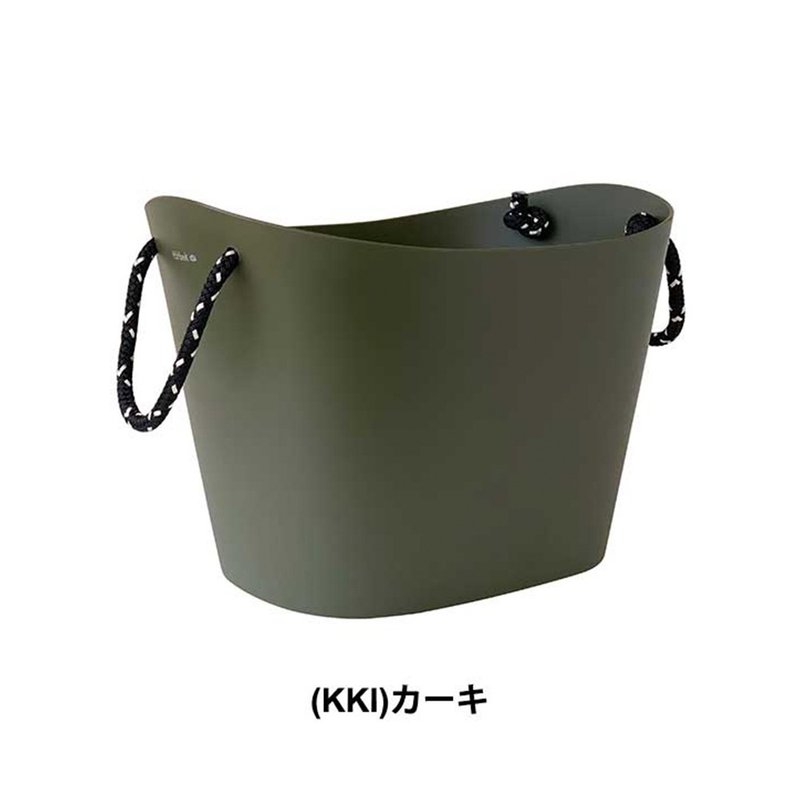 【八幡化成】Soft camp tote 露营多功能置物篮 L 军绿 - 置物架/篮子 - 其他材质 绿色