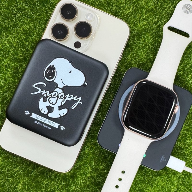 Snoopy 史努比 魔方无线充  三合一磁吸行动电源 - 充电宝/传输线 - 其他材质 
