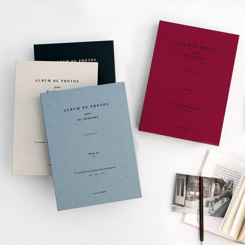 iconic 典藏时光3X5迷你拍立得相本(100张)-湖水蓝,ICO87991 - 相簿/相册 - 纸 蓝色