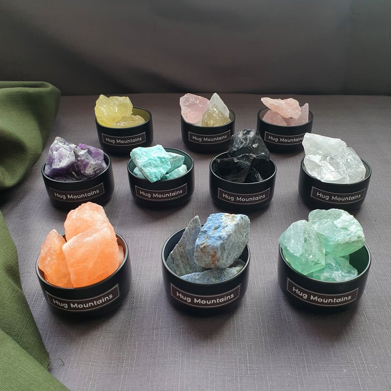 开运小物 能量水晶 扩香水晶 12款 - 香薰/精油/线香 - 水晶 多色