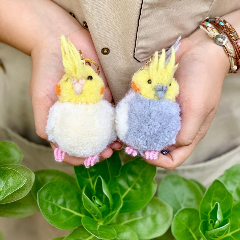 澎澎羊毛毡课程-玄凤鹦鹉 - 编织/羊毛毡/布艺 - 羊毛 