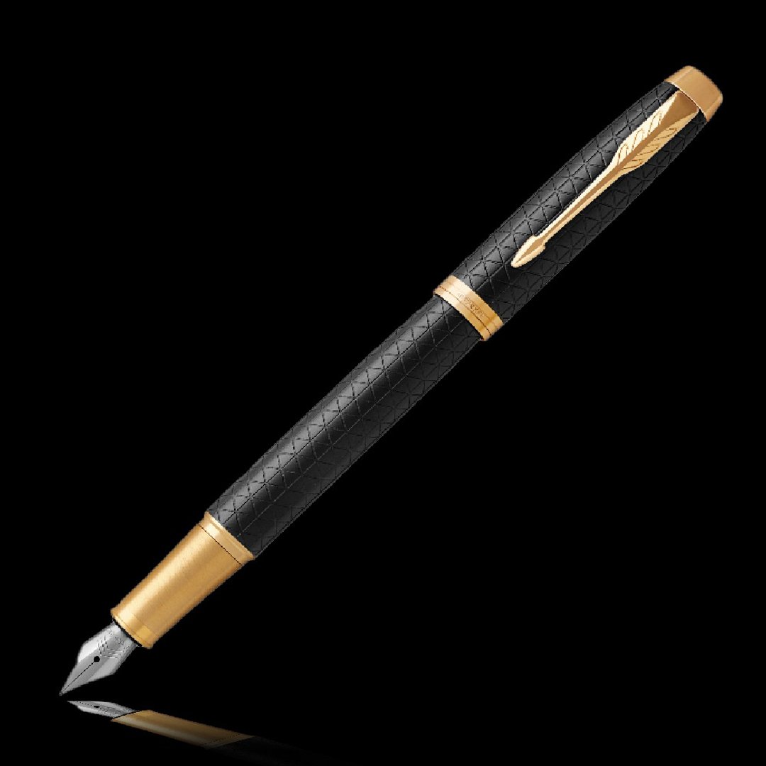 Parker 派克高尚im 格纹(黑) 钢笔 - 钢笔 - 其他金属 黑色