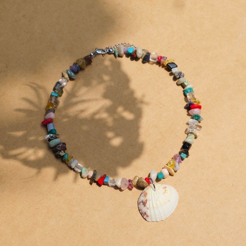 项链 她在海边卖贝壳 • 波西米亚风格 海滩手工饰品 - 项链 - 不锈钢 
