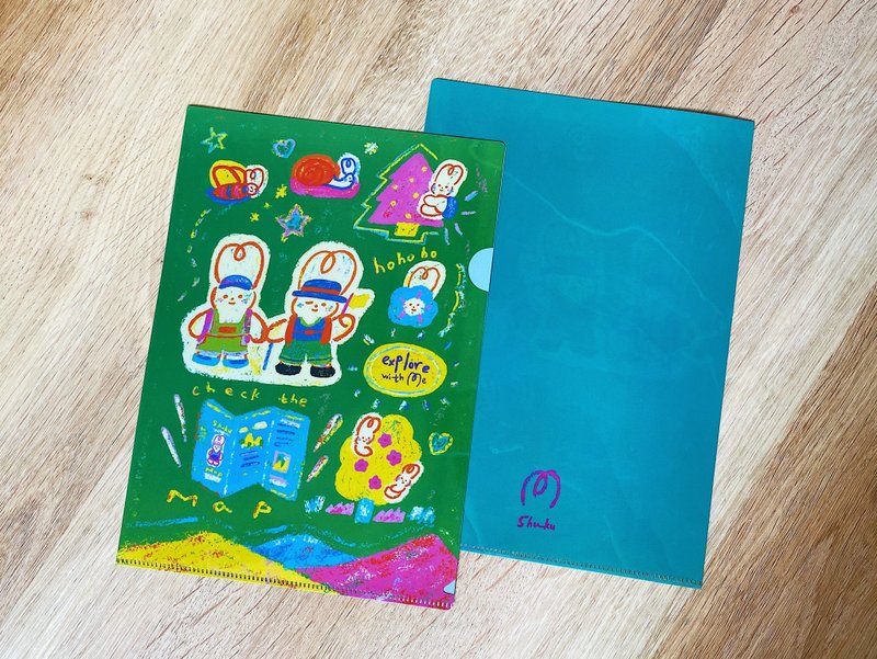 Shuku A4 兔子胶文件夹 | File Folder - 文件夹/资料夹 - 塑料 多色