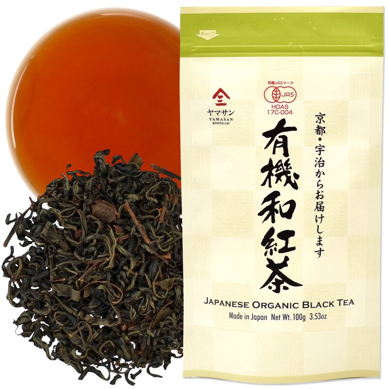 Japanese Organic Black Tea Loose Leaf, 100% made in Japan, 100g tea leaves - 茶 - 其他材质 咖啡色