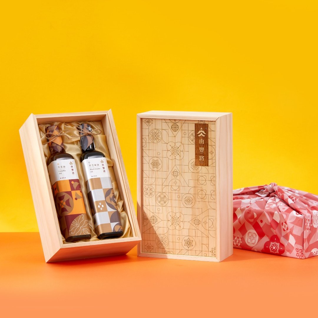 【快速出货】沐光礼盒 黑芝麻油+荔枝蜜+花生酱 - 蜂蜜/黑糖 - 其他材质 