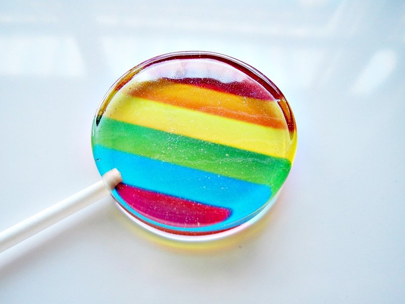 彩绘棒棒糖-希望 (5支/盒) - 零食/点心 - 新鲜食材 多色