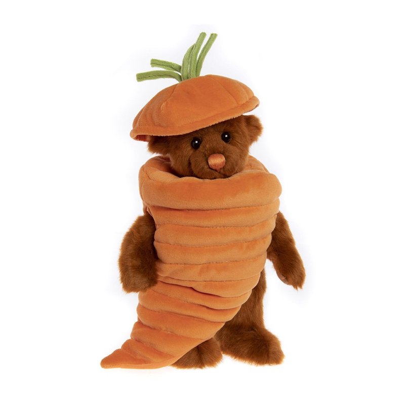 Chantenay 手工制作精致动物玩偶 Bear 泰迪熊 红萝卜装扮熊 - 玩偶/公仔 - 聚酯纤维 橘色