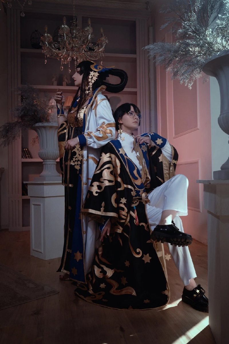 《xxxHolic 献祭的爱情》CLAMP 壹原侑子与四月一日君寻 角色扮演服装 - 晚装/礼服 - 聚酯纤维 黑色