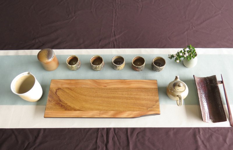 HO MOOD 解构系列—手作 原木茶盘 - 杯垫 - 木头 金色