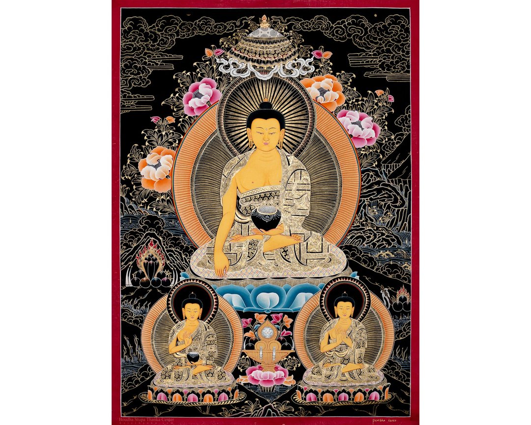 24K黄金释迦牟尼佛唐卡画 - 墙贴/壁贴 - 其他材质 多色