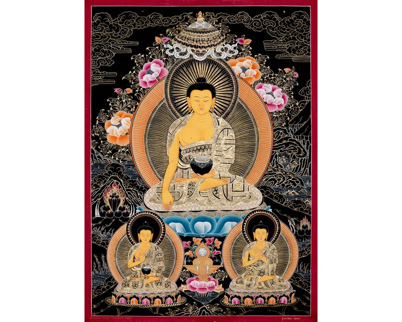 24K黄金释迦牟尼佛唐卡画 - 墙贴/壁贴 - 其他材质 多色