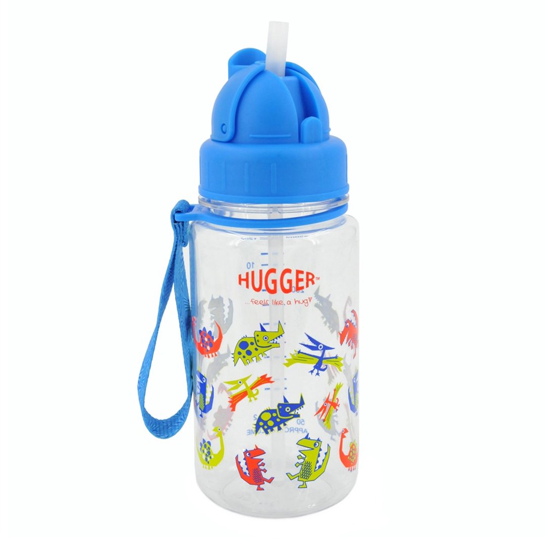 HUGGER 儿童吸管水壶 酷比龙 Tritan无毒安全材质 - 其他 - 其他材质 蓝色