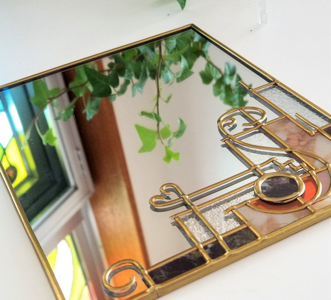 预购订制 桌上镜 装饰艺术 (Art Deco) - 彩妆刷具/镜子/梳子 - 玻璃 多色