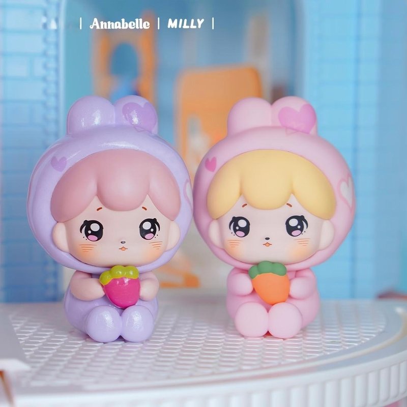 boptoys 潮玩波普 安娜贝尔x米粒 萌萌幼稚园系列小盲盒 - 玩偶/公仔 - 塑料 