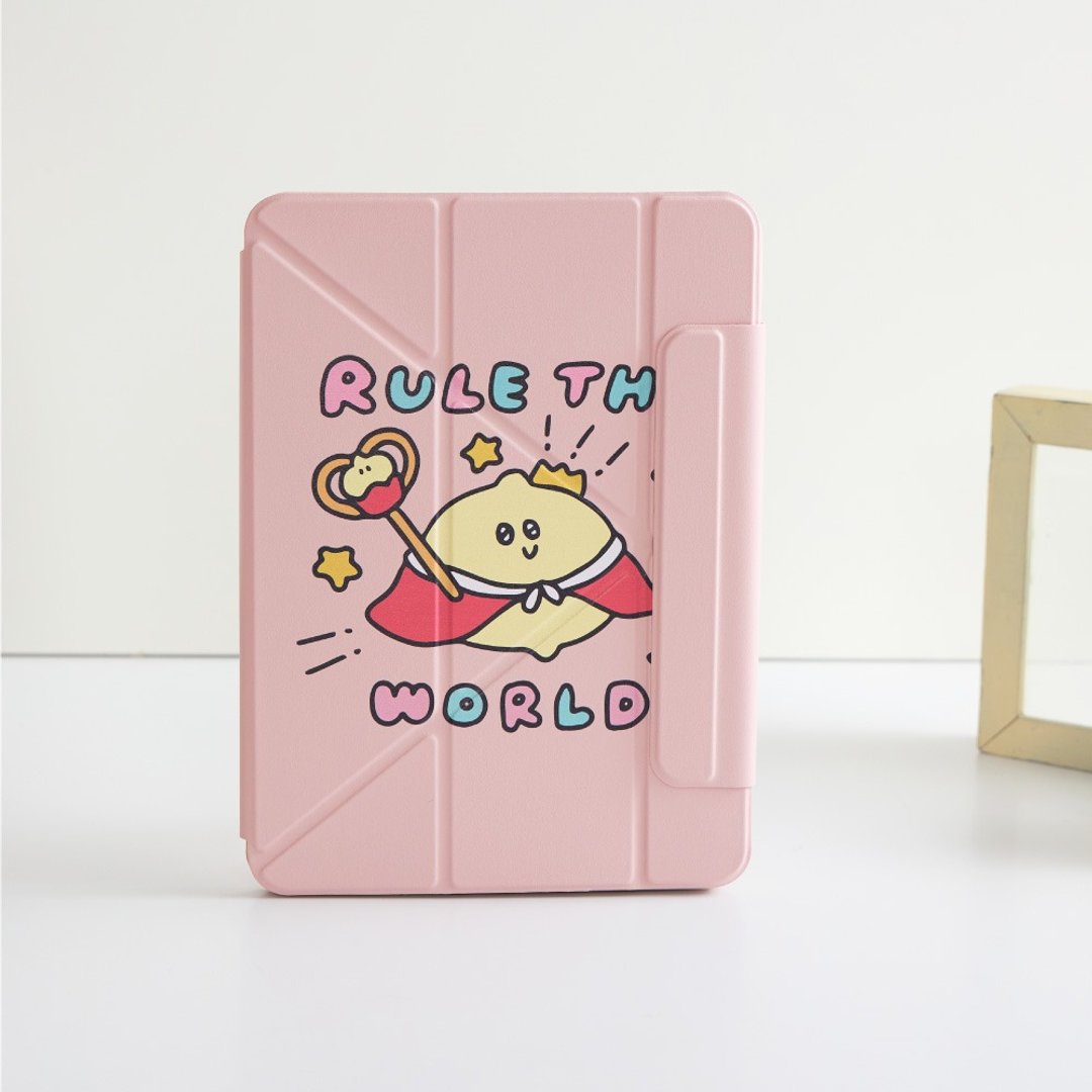 Second Morning 国王柠檬强悍磁吸 iPad 三折/Y 折保护壳 - 平板/电脑保护壳 - 塑料 多色