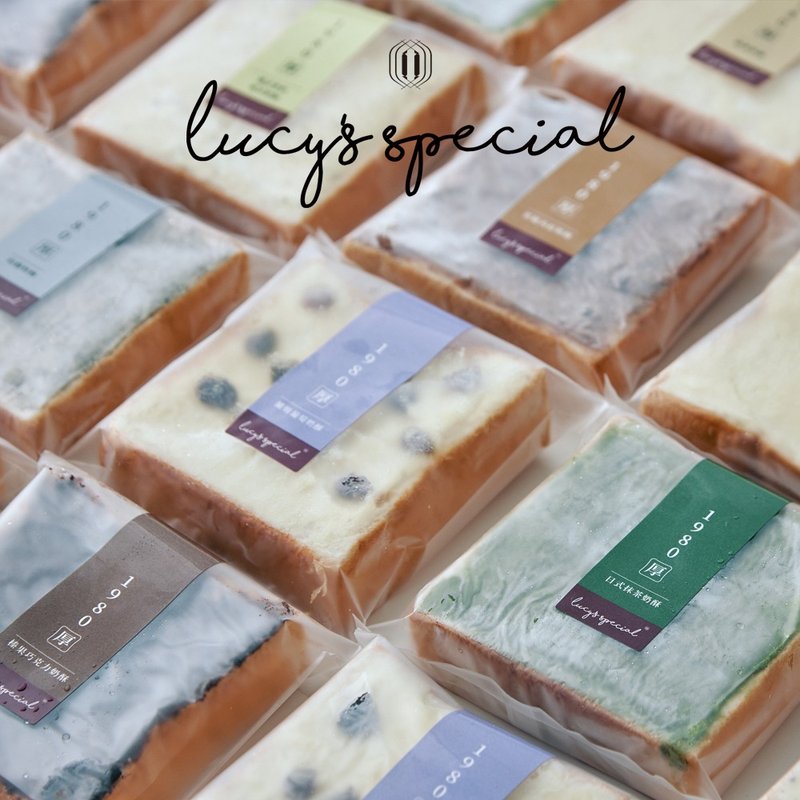 【LS手作甜点x蓝带主厨】1980厚-奶酥厚片(70gx6片)(7款口味任选) - 面包/吐司 - 其他材质 