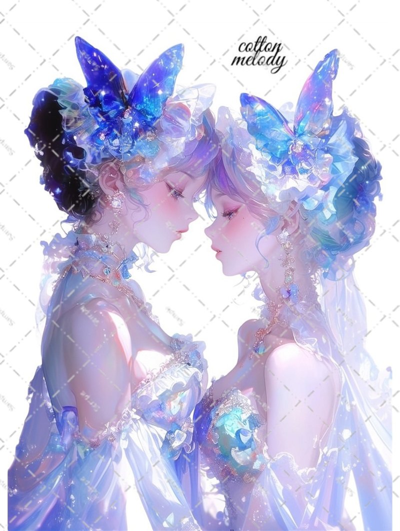 original sticker no.5739 人物贴纸 原创贴纸 人物贴纸 女孩贴纸 原创人物贴纸 - 贴纸 - 纸 