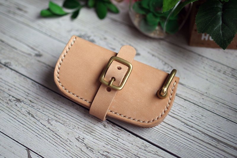 皮革卸扣钥匙包 - 钥匙链/钥匙包 - 真皮 