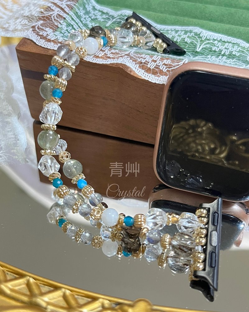 打开珠宝盒 苹果水晶表带 纯弹性绳 - 手链/手环 - 水晶 