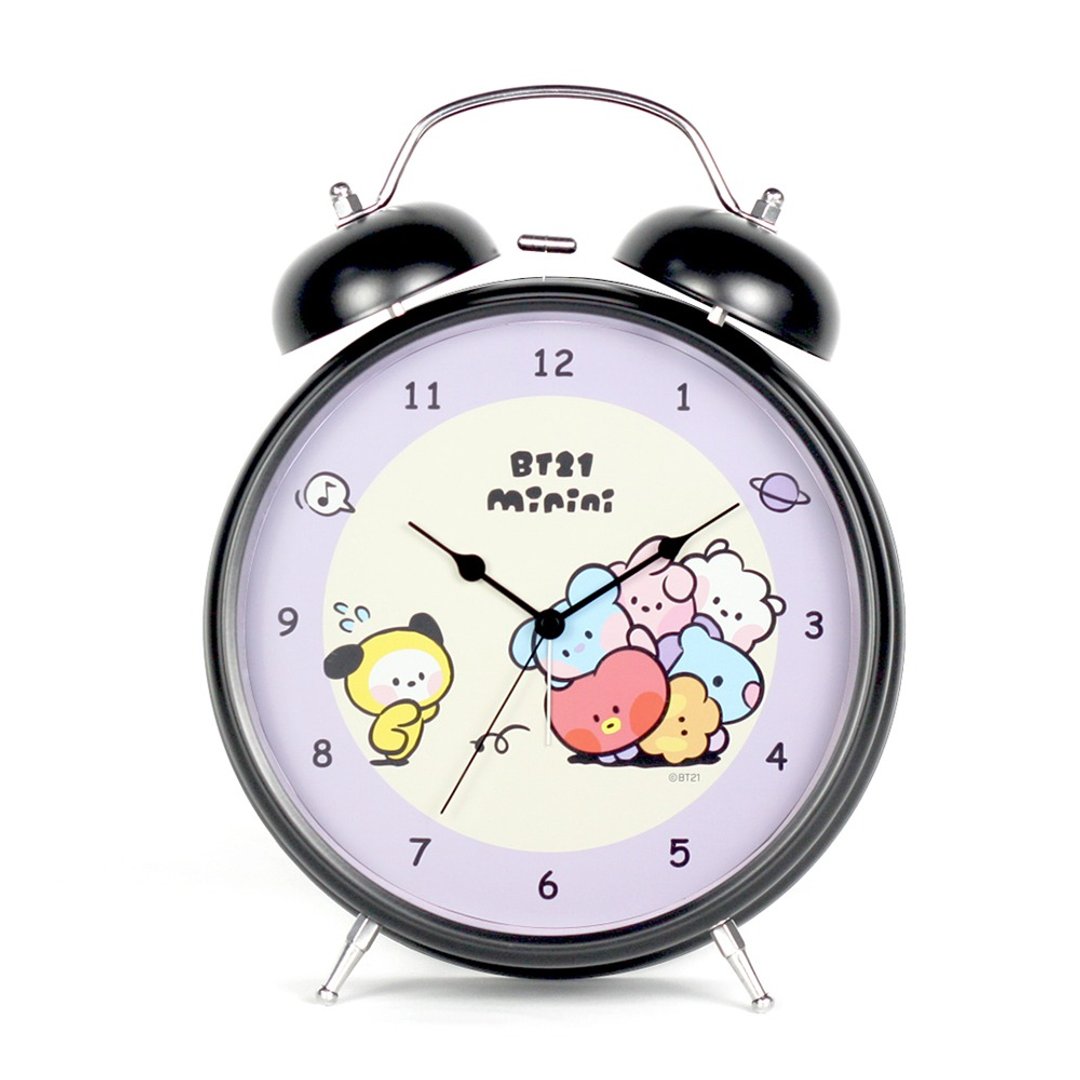 官方授权 l BT21 minini 超大打铃闹钟 - 时钟/闹钟 - 其他金属 黑色