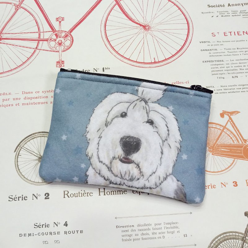 古代牧羊犬-不织布零钱包 - 零钱包 - 其他人造纤维 