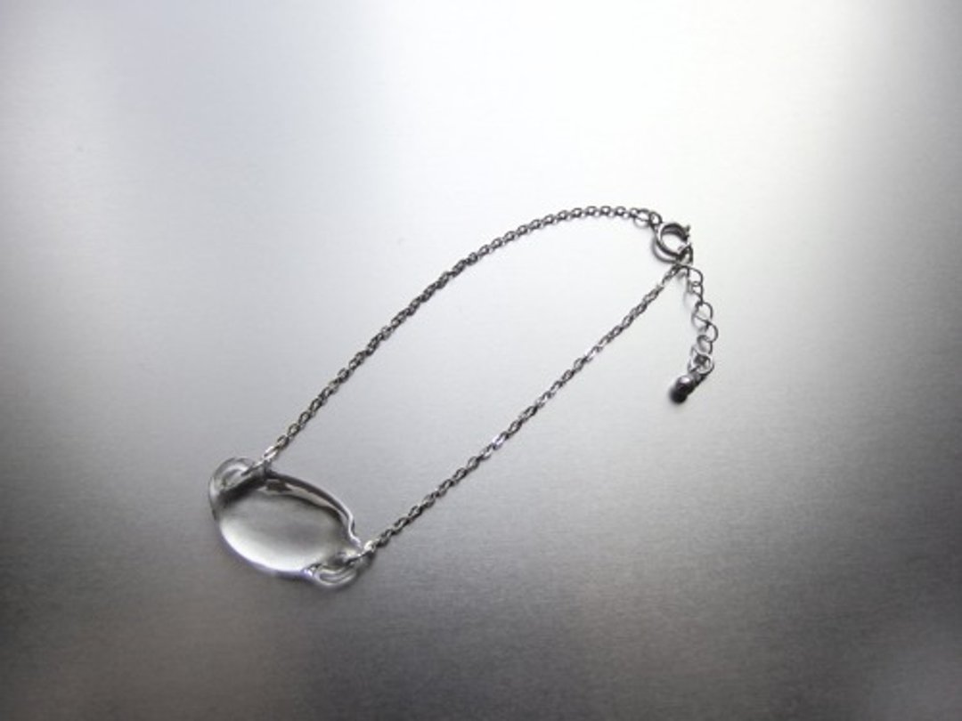 Drop shaped Bracelet SV - 手链/手环 - 玻璃 透明