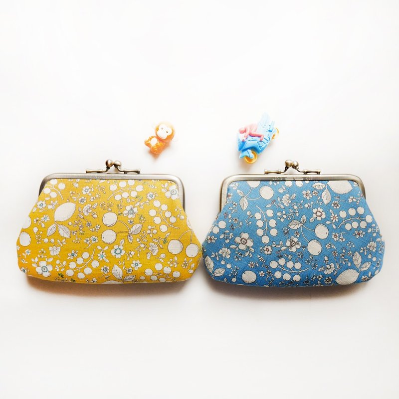 里头有果子  口金包 子母包 / 零钱包 【台湾制造】 - 零钱包 - 其他金属 黄色