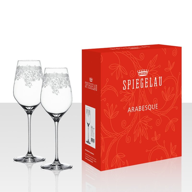 【Spiegelau】 Arabesque雕花白酒杯500ml-2入组 - 酒杯/酒器 - 玻璃 