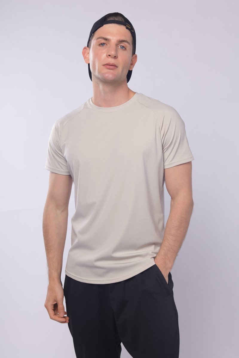 TITAN 机能拉格兰训练短袖上衣 - 男装运动衣 - 其他人造纤维 