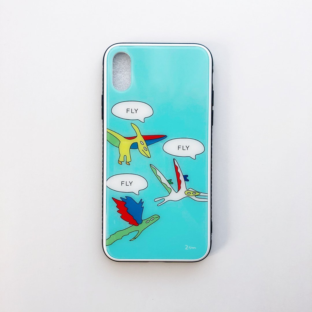 FLY,FLY,FLY 翼龙 iPhone 手机壳 - 手机壳/手机套 - 玻璃 蓝色