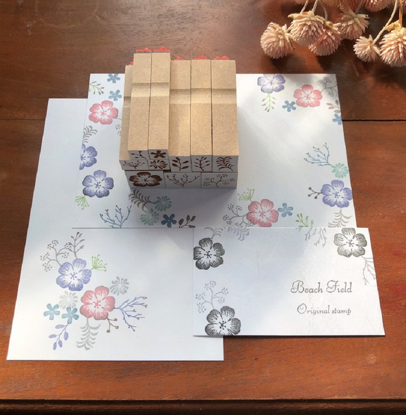Spring stamp set - 印章/印台 - 其他材质 
