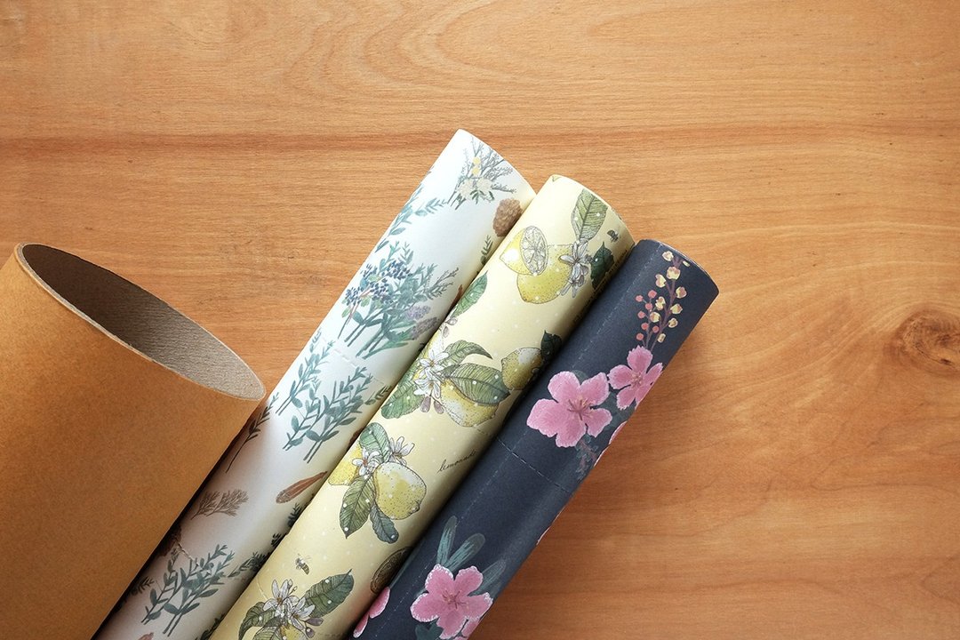 Reusable Wrapping papers (Collection 1) : Set of 3 - 包装材料 - 纸 白色