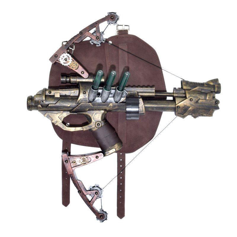 蒸汽朋克 仿金属 做旧 cosplay 手臂弓弩 可发射玩具 - 其他 - 其他金属 咖啡色