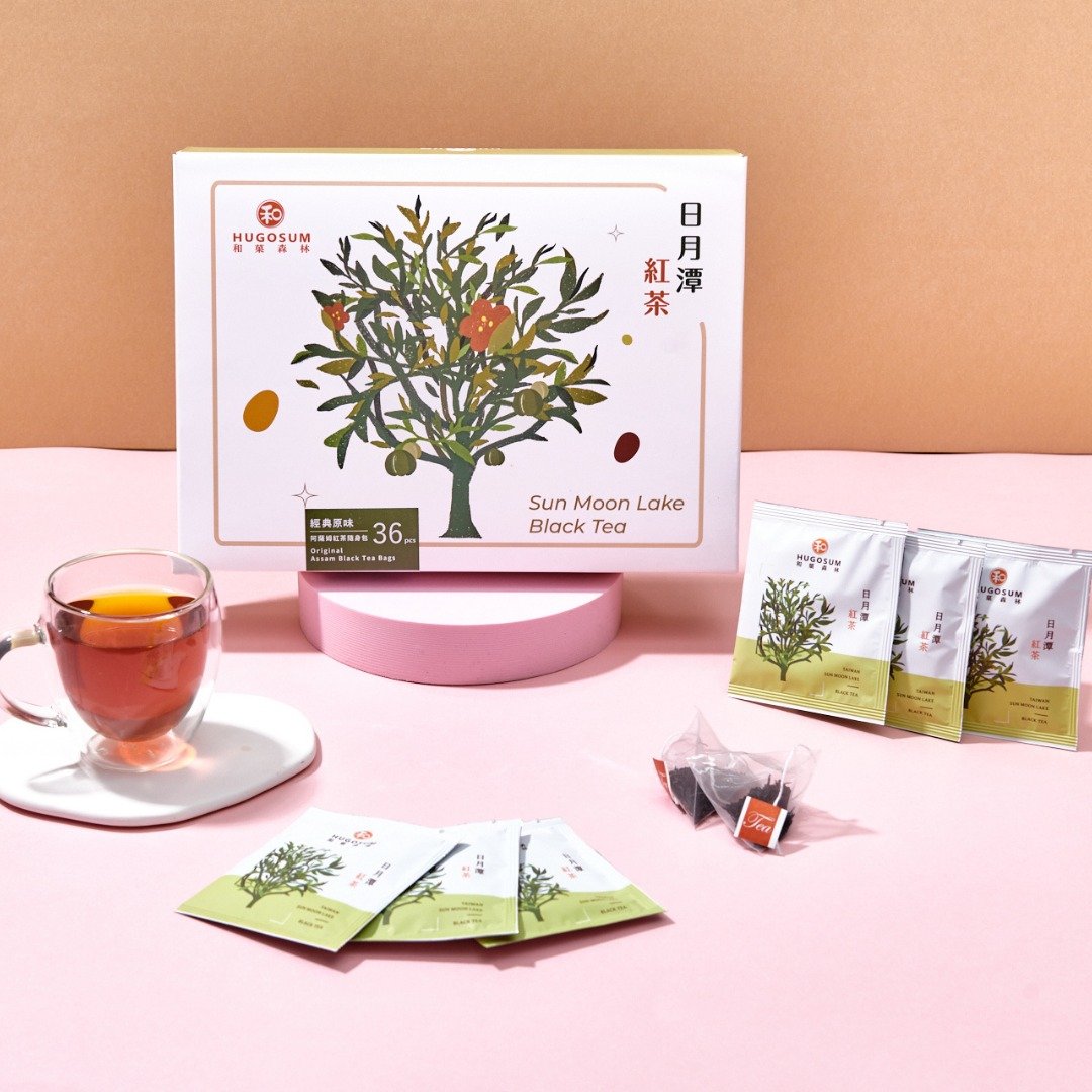 HUGOSUM 和菓森林经典阿萨姆红茶三角立体茶包 36 入 - 茶 - 其他材质 粉红色